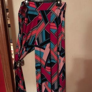 Wide leg palazzo pants